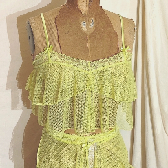 Savage X Fenty baby doll ruffled top and short set - Picture 8 of 12